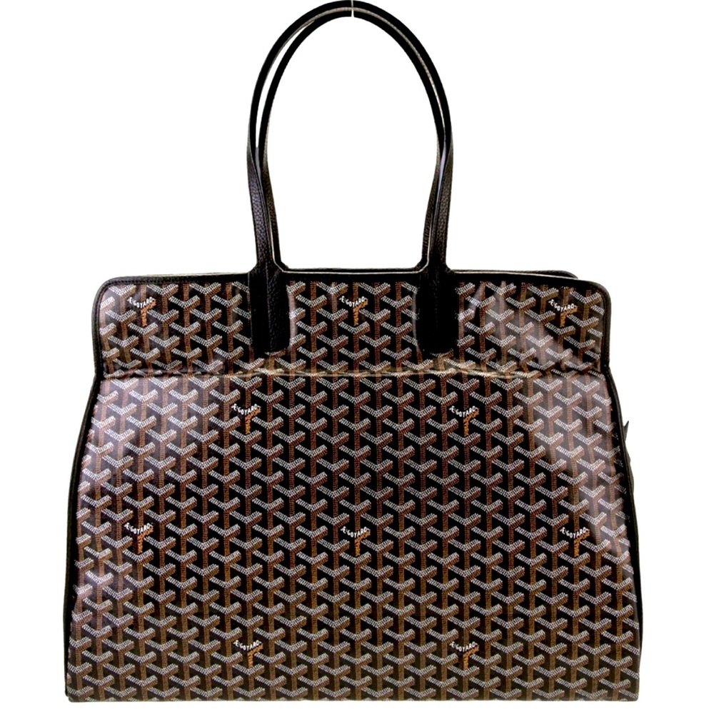 Goyard Brown and Black Travel Bag🖤VTT12150 Sac Hardy EUC 🖤🖤🖤